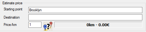 3. Estimate the route price