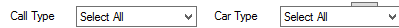 3. Search based on the Call, Car Types